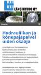 Mobile Screenshot of lansihydro.fi