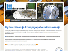 Tablet Screenshot of lansihydro.fi